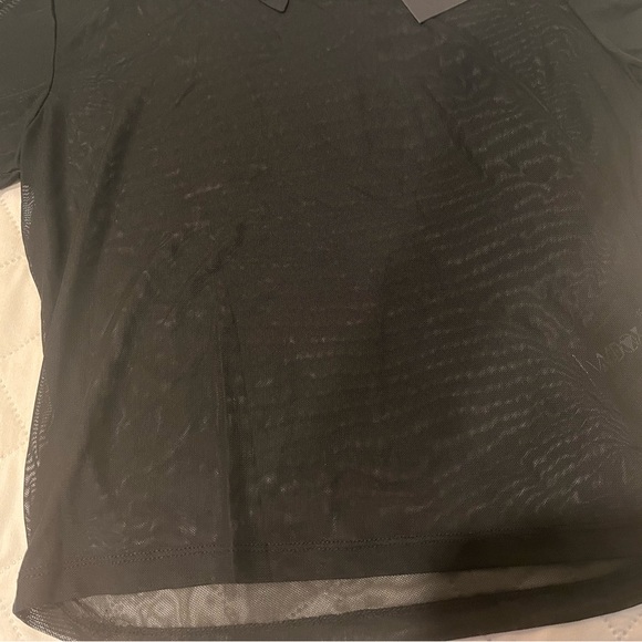 Collared Mesh Top - Picture 6 of 8